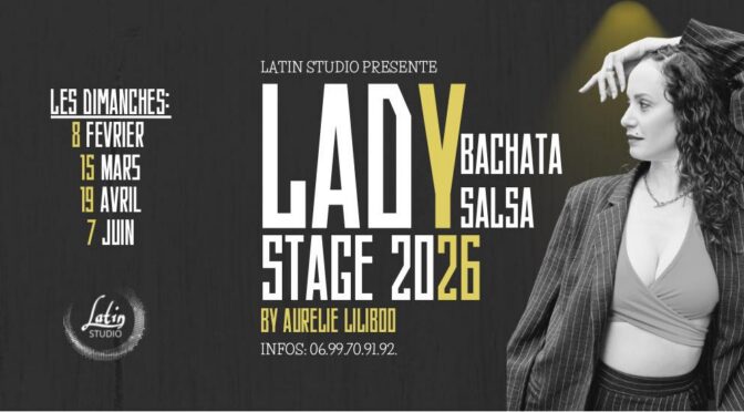 Lady stage Bachata Salsa