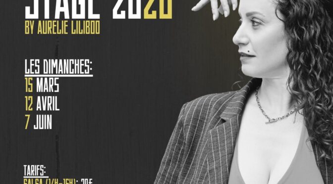 Lady stage Bachata Salsa